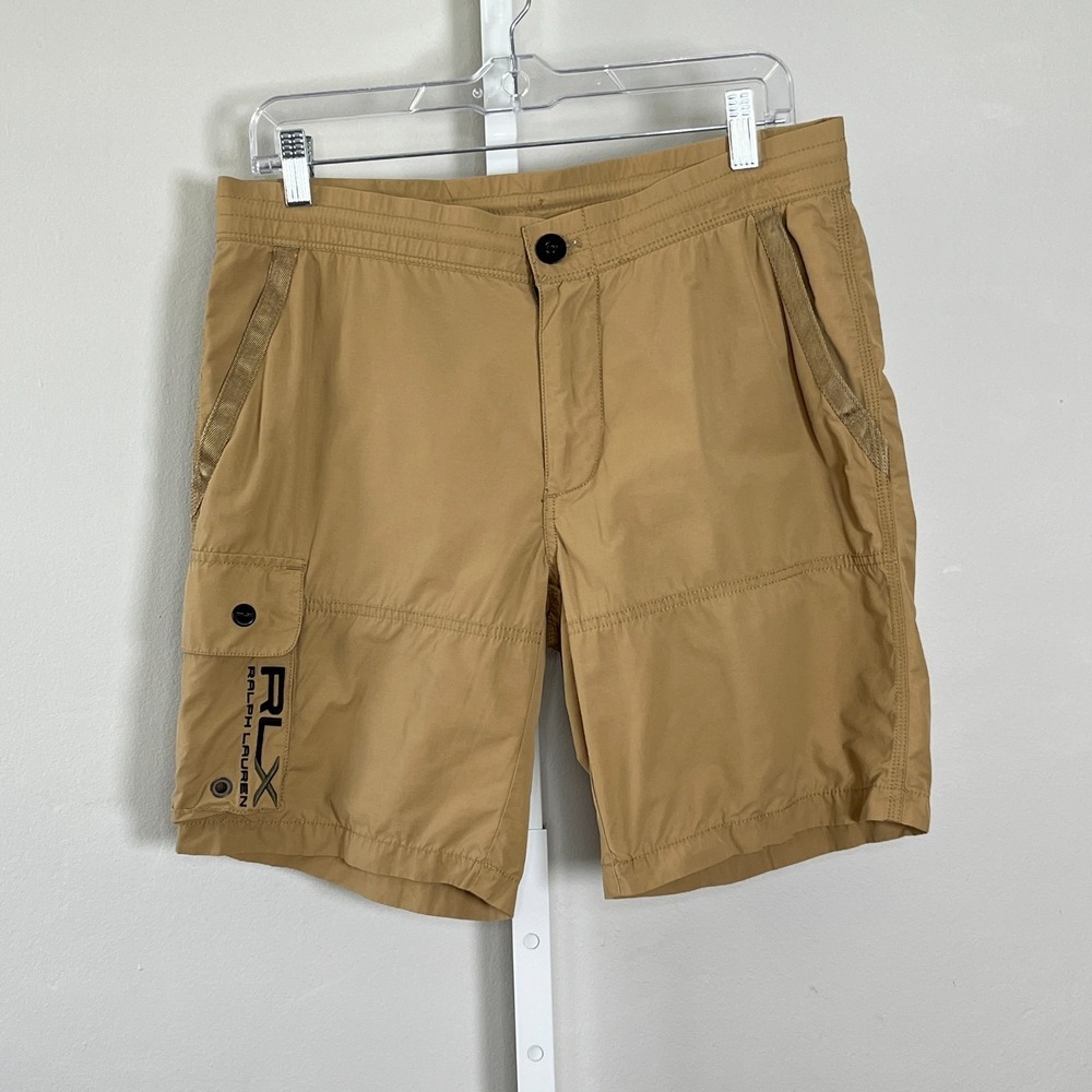 RLX Ralph Lauren Cargo Shorts Mens Nylon Blend Outdoor Hiking Camping Utililty S